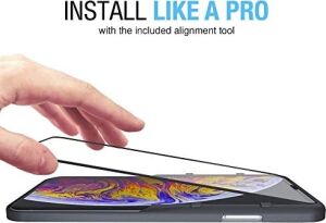 iPhone 16 Pro Max Uyumlu Ekranı Tam Kaplayan Full Cam Ekran Koruyucu Kırılmaz Cam Tam Kapatan Screen Protector