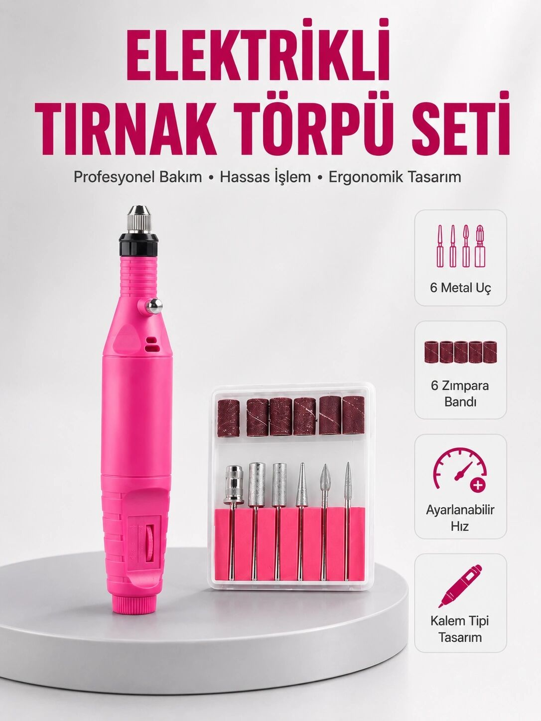 Ayarlanabilir Hızlı Tırnak Bakım Makinesi Yeni Nesil