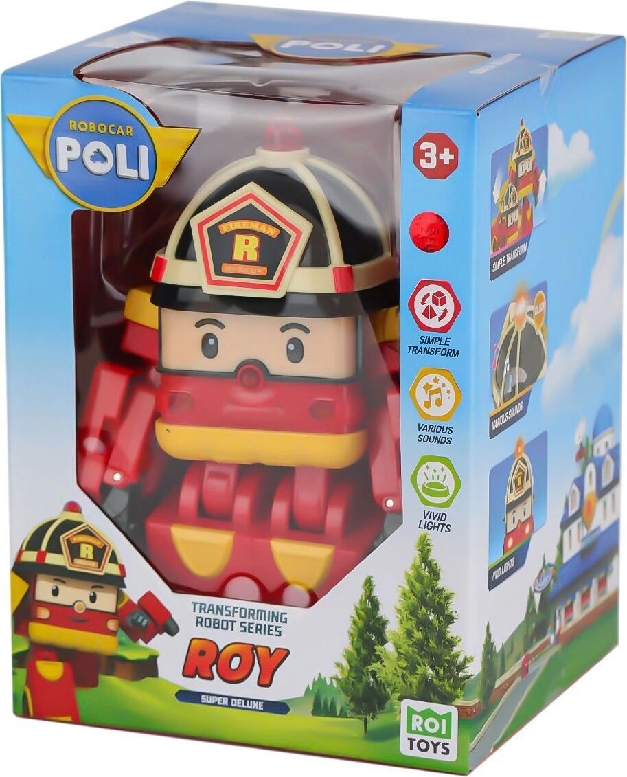 Polı MRT-686 Sesli ve Işıklı Eco Lounge Büyük Transforming Robot Roy -Necotoys