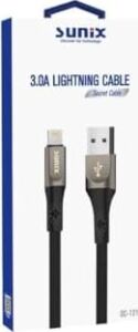 3.0A Usb-A Lightning Örgülü Secret Data ve Şarj Kablosu SC-121
