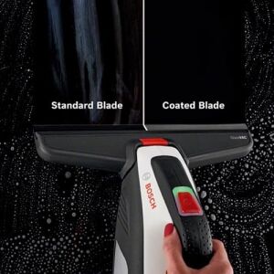 Glassvac Akülü Cam Temizleme Makinesi ile Uyumlu Yedek Lastik, Siyah