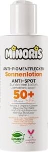 Minoris Leke Karşıtı Güneş Kremi Losyonu Spf 50+, Organik, Doğal & Mineral Içerikli, Hassas Ciltler Için, Hipoalerjenik, Vegan, Suya Dayanıklı, Geniş Spektrumlu, Makyaj Bazı Olarak Uygun,