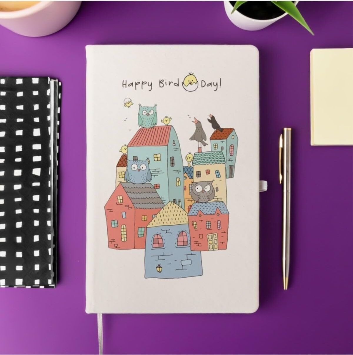 Happy Birdday Not Defteri 13X21 cm