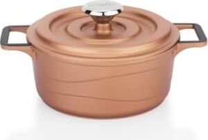 Pro Cast Mini Döküm Tencere Seti 5 Parça-Rosegold