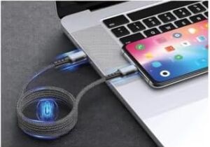 30W Mıknatıslı Usb-C Lightning Data ve Şarj Kablosu Ip-30