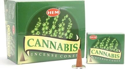 Cannabis Aromalı Konik Tütsü