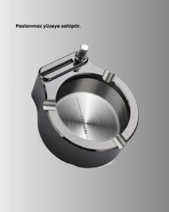 Metal Küllük Çakmaklı Masa Üstü Şık Tasarım