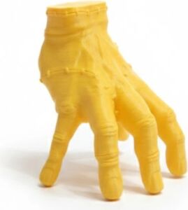 3D Dekoratif Sarı El Obje 17X16 cm Şık ve Dikkat Çekici Tasarım