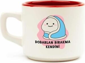 Dobarlan Bırakma Kendini Beyaz Venüs Kupa - Hediye Seramik Kupa