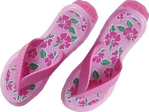 Plaj Havlu Mandalı, Pembe Çiçek Desenli, Güçlü Tutuşlu, Taşınabilir, 2'li Set