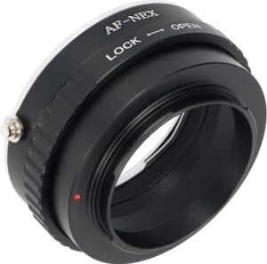 Af-Nex Lens Adaptörü,  E Mount Makinelerde  A Mout ve Minolta ile Uyumlu Lensleri Kullanım Adaptörü