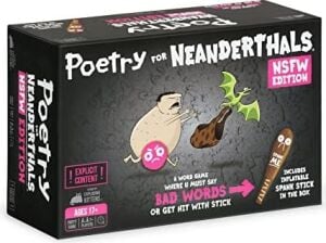 Exploding Kittens Tarafından Neanderthals Nsfw Sürümü Şiir - Yetişkinler ve Gençler Için Kart Oyunları - Eğlenceli Parti Oyunları