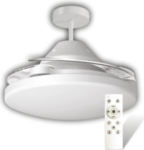 1 Adet Cata Ct 1156 Dolunay 72W Fanlı Kumandalı LED Ampul 3 Renk