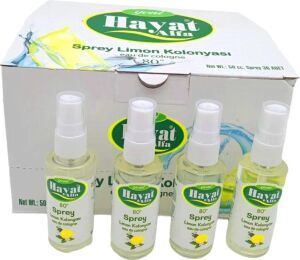 Sprey Kolonya - 50 ml - Limon Kolonyası - 80°