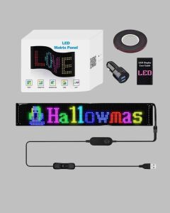 Rgb Kayar Yazılı LED Reklam Ekranı – USB Bağlantılı Esnek Tasarım