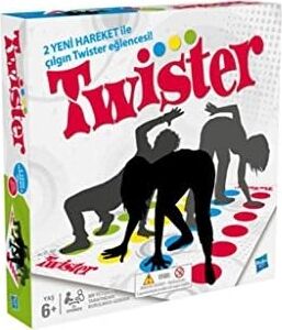 Hasbro Gaming Klasik Twister Oyunu | Çocuklar Için Parti Oyunu | Iç Mekânda Aktif Oyun Eğlencesi | 6 Yaş ve Üzeri | 2 Veya Daha Fazla Oyuncu | Aile Oyunu