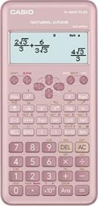 FX-82ES Plus Pembe Bilimsel Fonksiyonlu Hesap Makinesi 2.versiyon