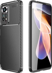 Xiaomi Redmi Note 12 Pro 4g ile Uyumlu Silikon Kılıf Tpu Negro Silikon Ultra Slim Fit Kılıf Xiaomi Redmi Note 12 Pro 4g Ile Uyumlu Karbon Delux Kılıf