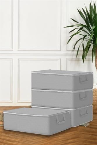 Jouis Hurç Seti 6 Adet Büyük Boy Baza Altı Çekyat Düzenleyeci Çeyiz Bohçası 64 x 45 x 22 Organizer Büyük