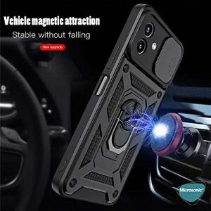 Tecno Camon 19 Için Kılıf Impact Resistant Siyah [camon 19 ile Uyumlu Kılıf - Siyah]