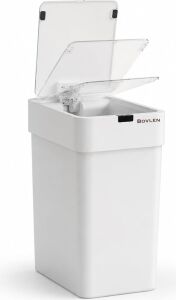 Otomatik Hareket Sensörlü Çöp Kovası, Banyo Çöp Kovası, Çocuk Odası Çöp Sepeti, Çöp Kutusu, (2 Adet 1.5 V Aa Pil, Piller Pakete Dahil Değildir) 9 Litre - 15X22X32 cm