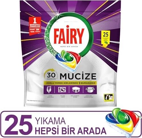 Mucize Bulaşık Makinesi Deterjanı Kapsülü/tableti 25 Yıkama