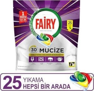 Mucize Bulaşık Makinesi Deterjanı Kapsülü/tableti 25 Yıkama