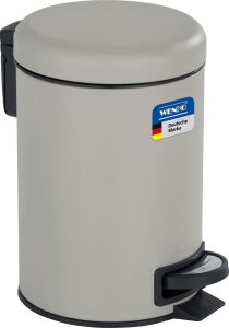 Leman Taupe 3l Entegre Atık Torbası Tutuculu Kozmetik Pedal Kutusu Gri - Gri-Kahverengi