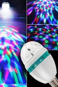 Bigem BM-553 Renkli Disko Ampulü Lambası E27 Duy LED Ampul Dönen Disco Topu 1410