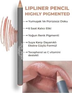 Uzun Süre Kalıcı Dağılma Yapmayan Nemlendirici Dudak Kalemi - Lipliner Pencil 04 Salmon