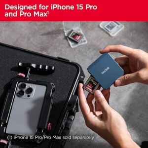 Pro-Cınema Cfexpress Tip B Kayıt Cihazı, Magsafe Uyumlu (Iphone 15 Pro/pro Max Için, 4K Prores Kayıtları, Usb-C Bağlantısı, Manyetik Sabitleme, Yüksek Veri Aktarım Hızı)