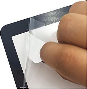 MacBook Pro 15 Inc Uyumlu Cerceveli Mat Anti Glare Ekran Koruyucu Yansima Onleyici Touch Bar Destekli A1707 A1990 Şeffaf