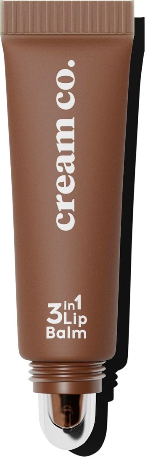 Cream Co. Nemlendirici Parlatıcı 3in1 Lip Balm, Dudak Bakım, Mocha Kahve, Hyaluronik Asit Seramid