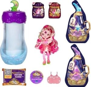 Magic Mixies Pixlings Shimmerverse Serisi, Faye Peri Pixling'i Sihirli Bir Şekilde Ortaya Çıkarmak Için Sihirli Iksir Yaratın ve Karıştırın, Bu Güzel 16,5 cm Pırıltılı Pixling Moda Bebek Iksir