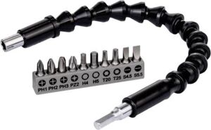 Professional Accessories Vidalama Ucu, Gri, 11 Adet