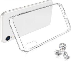 ile Uyumlu Şeffaf Clear Silikon Yüksek Kalite Darbeye Dayanıklı Şık Telefon Kılıfı (Iphone Xr)