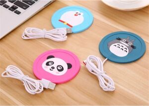 USB Silikon Bardak Altı Isıtıcı