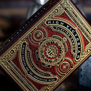 Theory 11 Victorian Koleksiyoner Red Kırmızı Iskambil Oyun Kağıdı Kartları