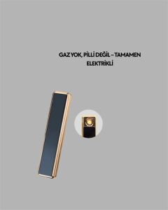Rüzgar Geçirmez Elektronik Çakmak – Modern Tasarım, Metal Gövde