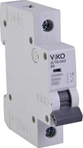 4VTB-1B06 Otomatik Sigorta 4,5ka B Tipi 1 Kutup 06A