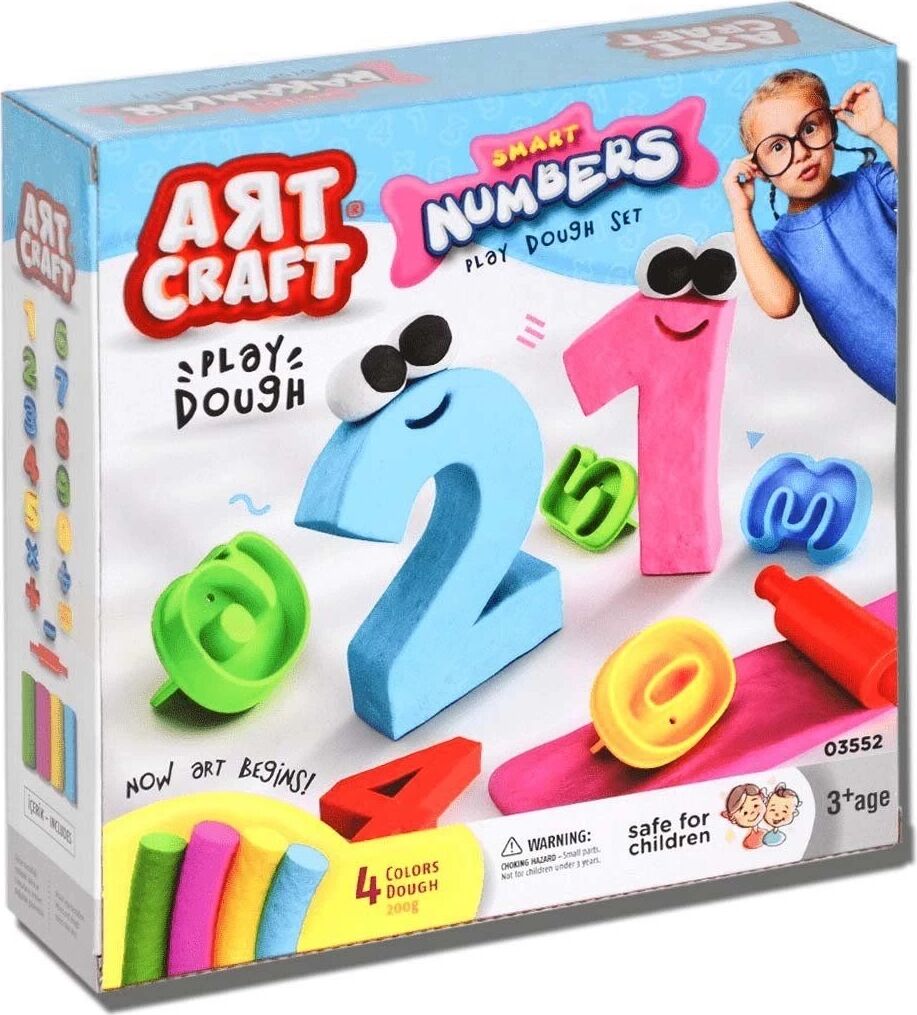Dede 3D Rakamlar Oyun Hamuru Seti - 03552