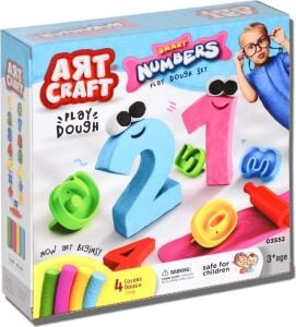 Dede 3D Rakamlar Oyun Hamuru Seti - 03552