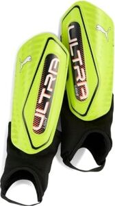 Ultra Light Ankle Unisex Yetişkin Dirseklik, Lime Squeeze-Puma Black, S