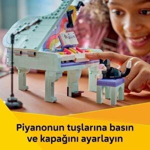 Creator 3’ü 1 Arada Müzikal Dekor Kedili Piyano 31392
