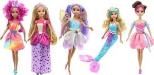81031 Sun-Fnv-Mnk-Bbk Set Dreameez Fantasy Bebekler 5li