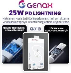 Pd Lightning Ultra Hızlı Şarj Kablosu