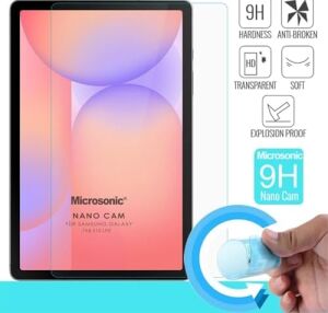 Galaxy Tab S10 Lite Nano Glass Cam Ekran Koruyucu [galaxy Tab S10 Lite ile Uyumlu Ekran Koruyucu - Şeffaf]