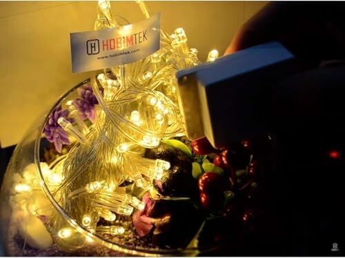 Hobimtek Ht-16 Dekoratif LED Işık 10 Metre Prizli 100 Ledli Fişli LED Işık Günışığı Lambası Yılbaşı Ağacı Işığı Soğum Günü LED Işık (Sarı) (Sarı)