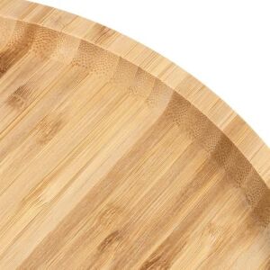 Bambu Lüx Yuvarlak Servis 25 * 25CM, Sunumluk & Çerezlik Sunum Tabağı