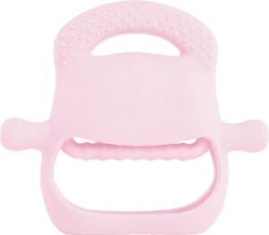 Pembe Bebek Silikon Diş Kaşıyıcı